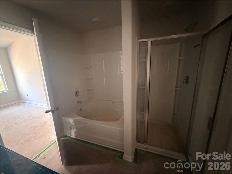 Primary bath - tub and separate shower Primary bath - tub and separate shower