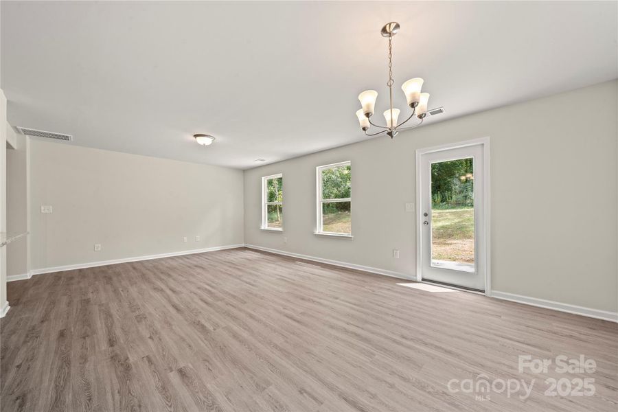 Great room - open layout Great room - open layout