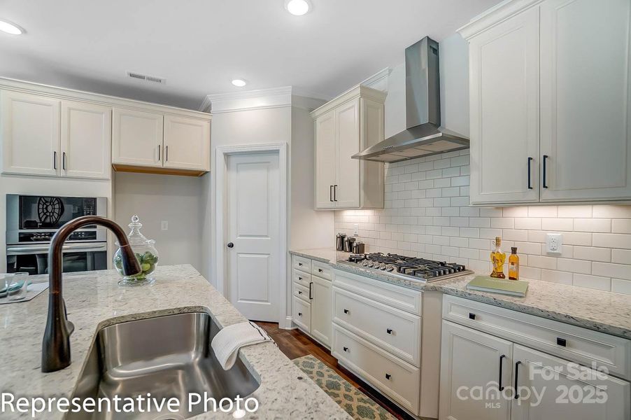 Beautiful kitchen with Desginer Range Hood