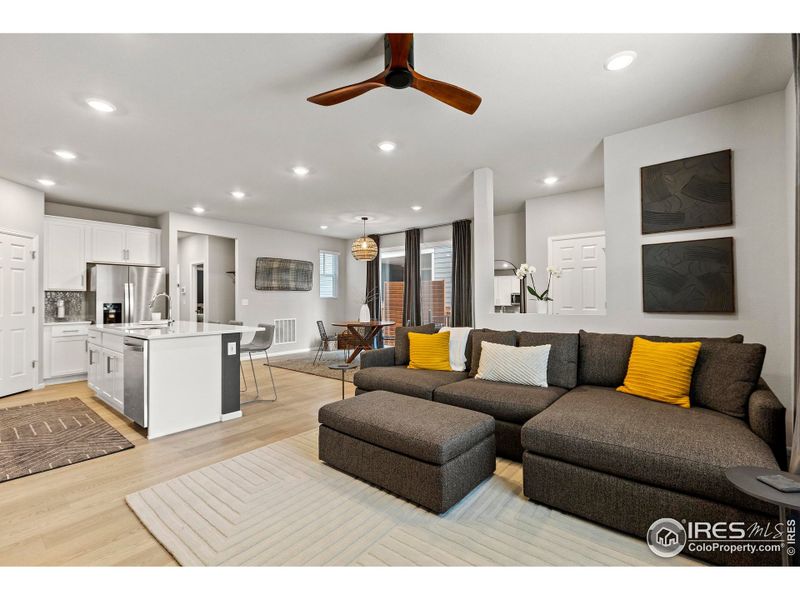 Furnished interior view inside a new home in , Berthoud (Image 18). Furnished interior view inside a new home in , Berthoud (Image 18).