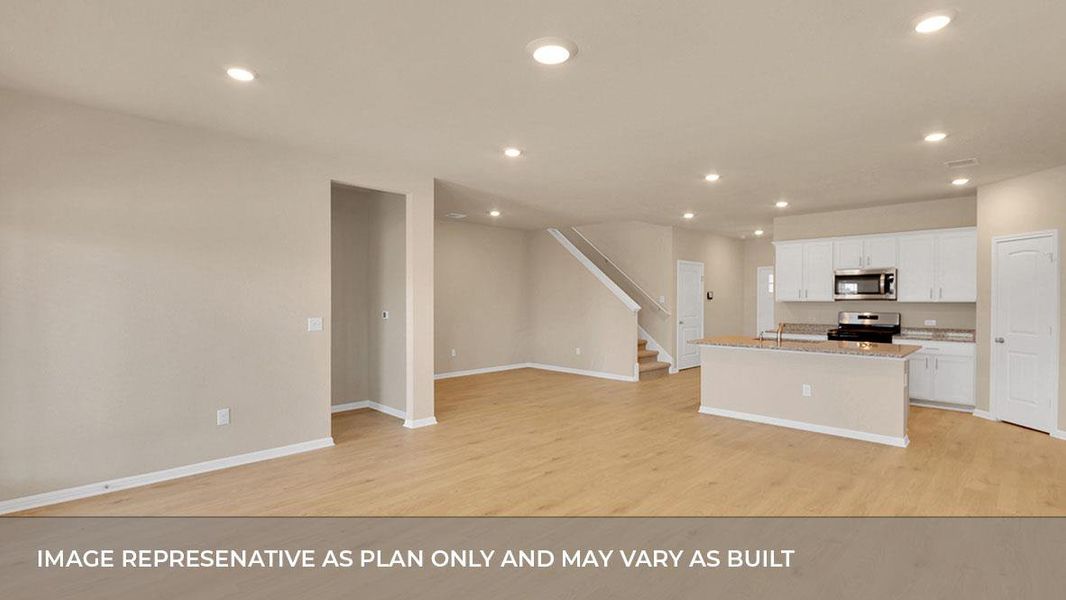 Spacious, unfurnished interior of a new home in Bar W Ranch, Leander (Image 20).