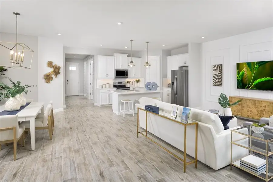 Furnished interior view inside a new home in Windwater, Parrish (Image 4).