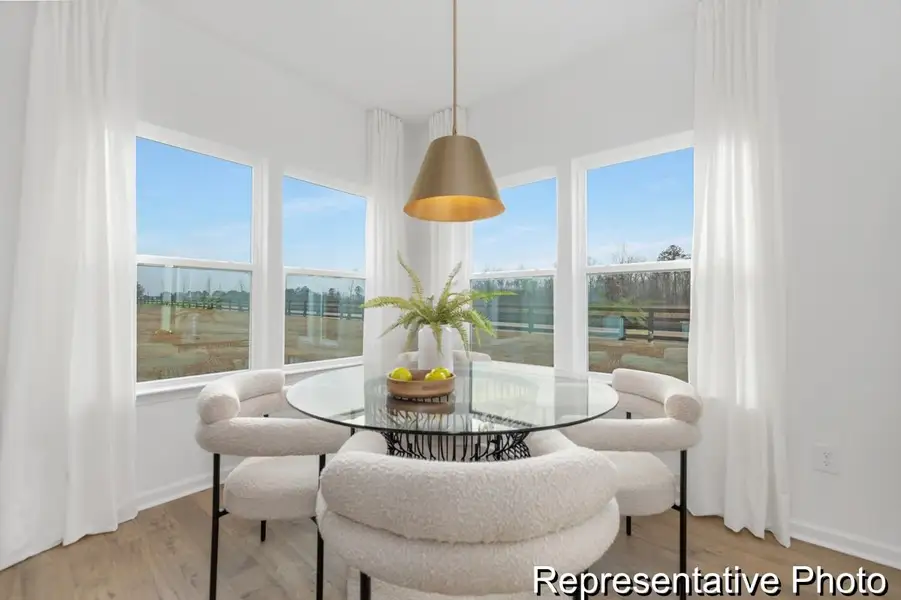 Furnished interior view inside a new home in Tillery Tradition, Mount Gilead (Image 4).