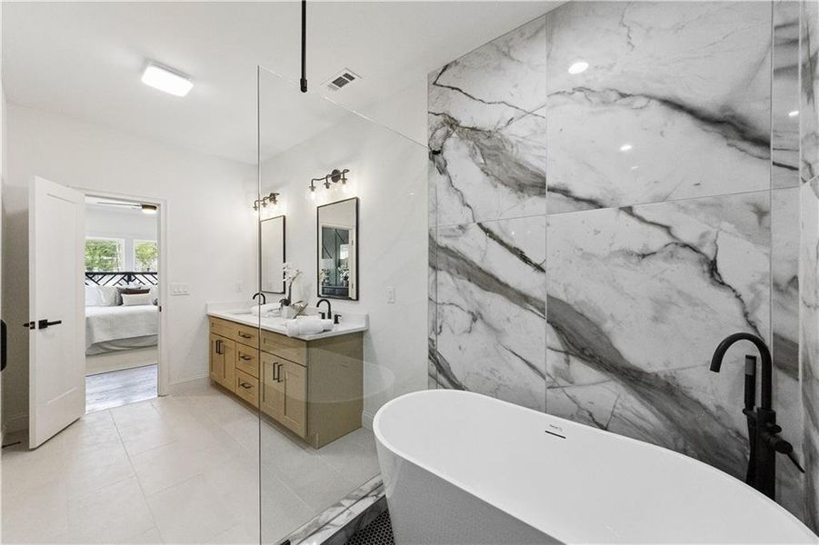 Furnished interior view inside a new home in , Decatur (Image 34).