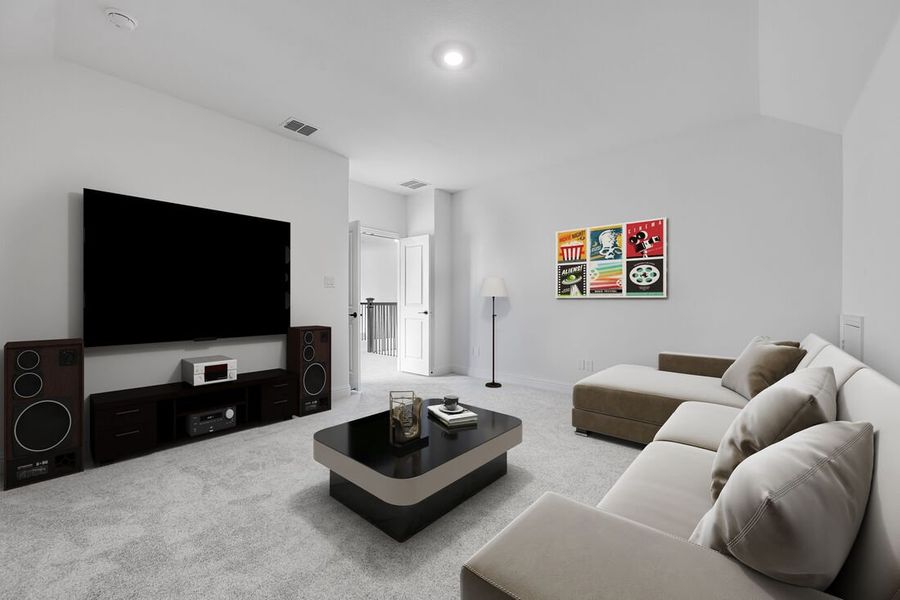 Furnished interior view inside a new home in The Ridge at Northlake, Northlake (Image 9). Furnished interior view inside a new home in The Ridge at Northlake, Northlake (Image 9).