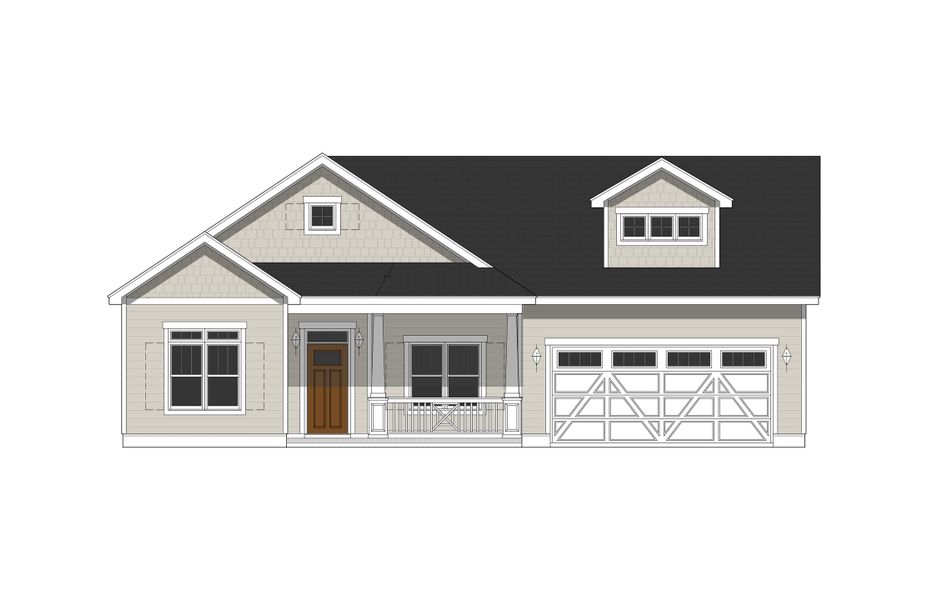 Representative exterior photo of a completed home built from the Lanai by Bill Clark Homes in Sidbury Landing, Wilmington, NC (Image 28).