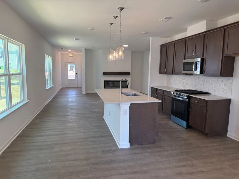 Furnished interior view inside a new home in The Point, Rolesville (Image 9). Furnished interior view inside a new home in The Point, Rolesville (Image 9).