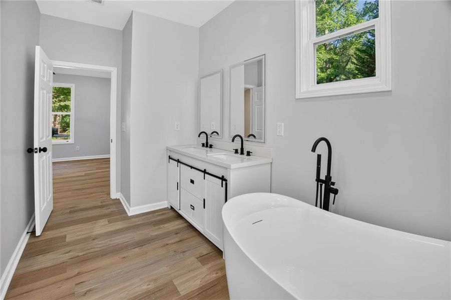 Furnished interior view inside a new home in , Locust Grove (Image 8).