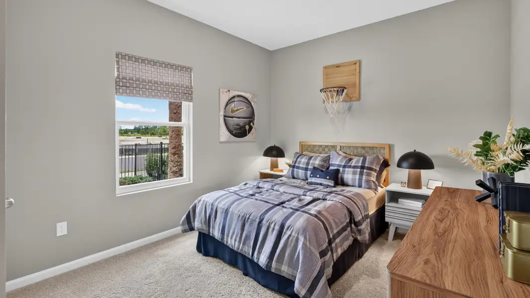 Furnished interior view inside a new home in Copes Landing, Jacksonville (Image 25).
