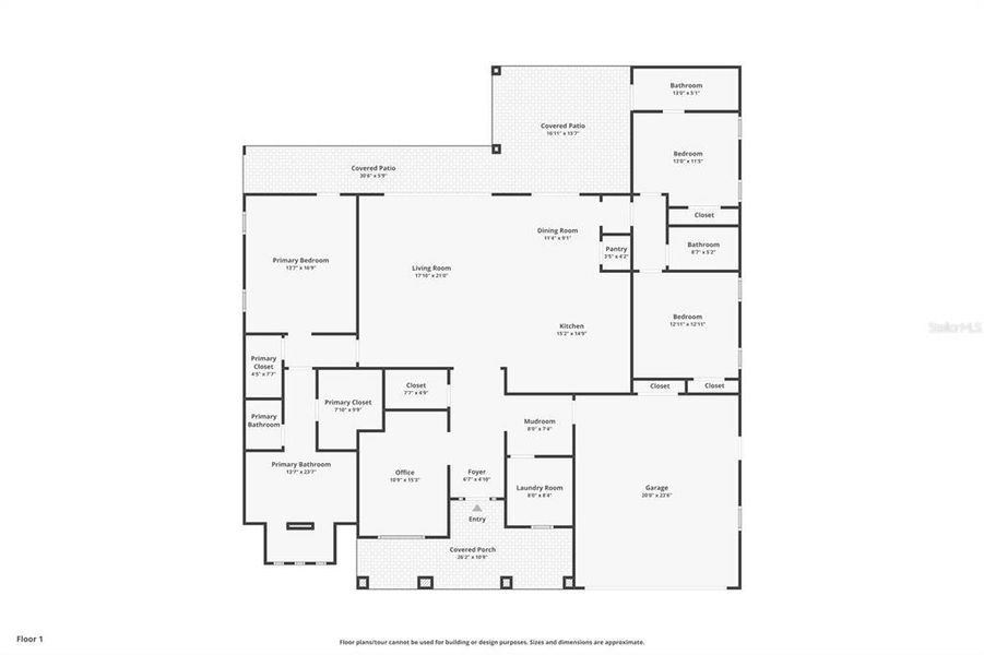 2D floor plan layout of this home in , Ocala, FL (Image 5).