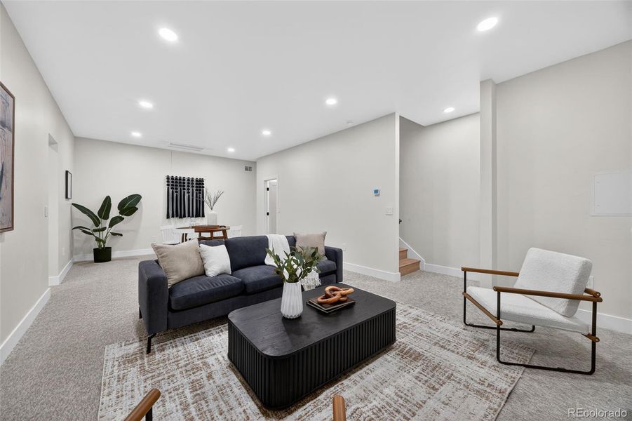 Furnished interior view inside a new home in , Denver (Image 33).