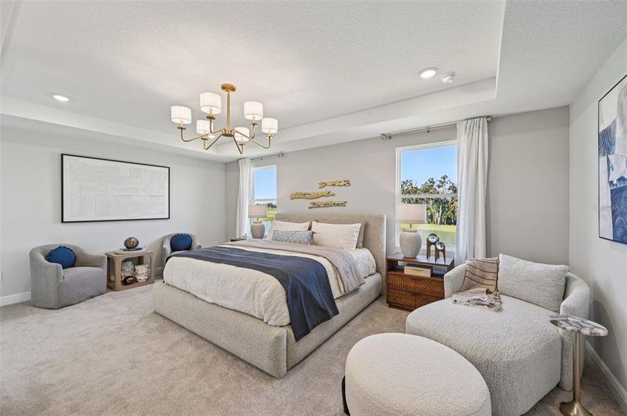 Furnished interior view inside a new home in , Parrish (Image 9).