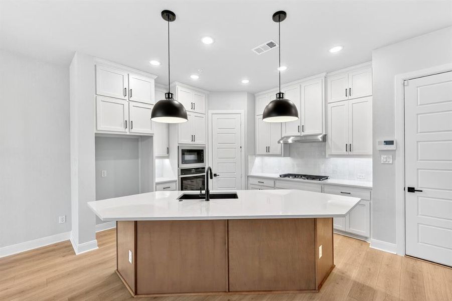 Furnished interior view inside a new home in Hillside at Las Colinas, Irving (Image 14).
