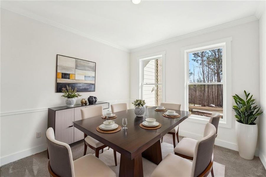 Furnished interior view inside a new home in , Canton (Image 16).