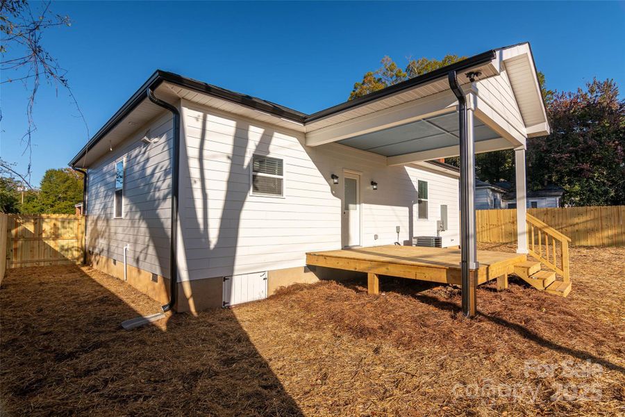 Exterior details and patio area of a home in , Shelby (Image 2). Exterior details and patio area of a home in , Shelby (Image 2).