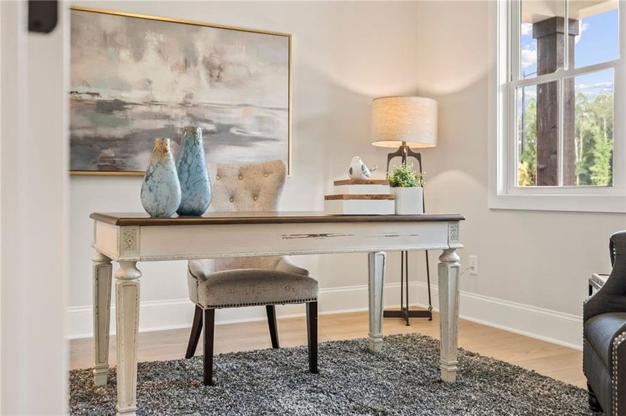 Furnished interior view inside a new home in Oak Valley Estates, Marietta (Image 30).