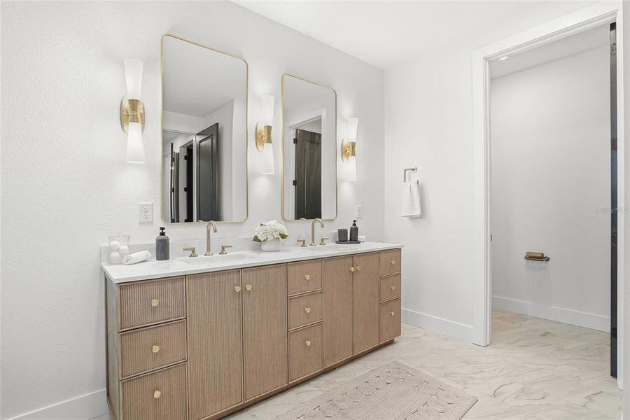 Furnished interior view inside a new home in , Tampa (Image 52).