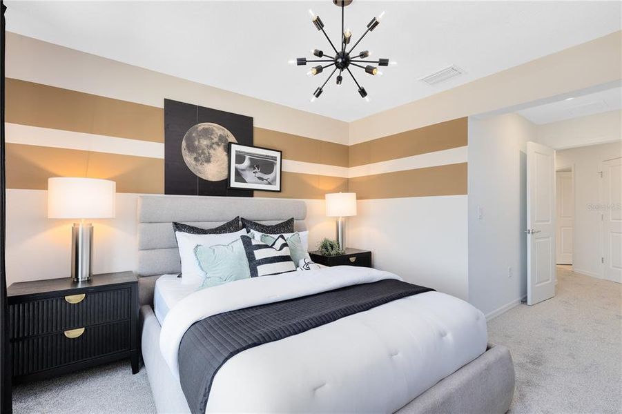 Furnished interior view inside a new home in Harbor Square, Palm Bay (Image 28).