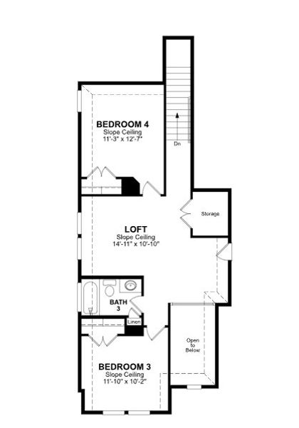 2D floor plan layout of this home in Austin Point: Heritage Collection, Richmond, TX (Image 3). 2D floor plan layout of this home in Austin Point: Heritage Collection, Richmond, TX (Image 3).