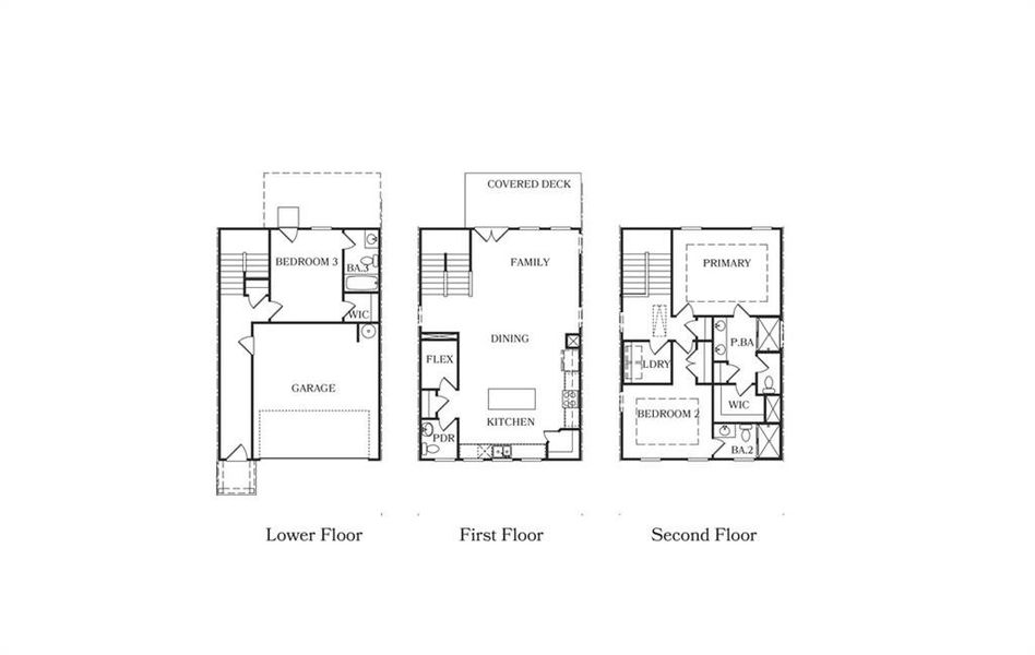 2D floor plan layout of this home in , Cumming, GA (Image 5).