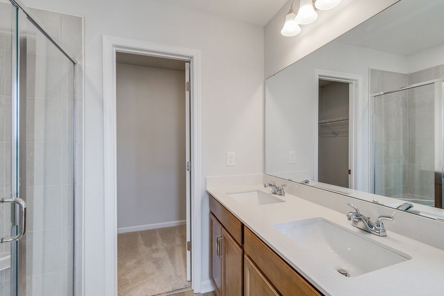 Furnished interior view inside a new home in Astoria, Columbia (Image 10).