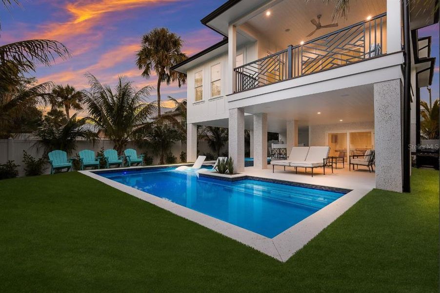 Exterior details and patio area of a home in , Anna Maria (Image 34). Exterior details and patio area of a home in , Anna Maria (Image 34).