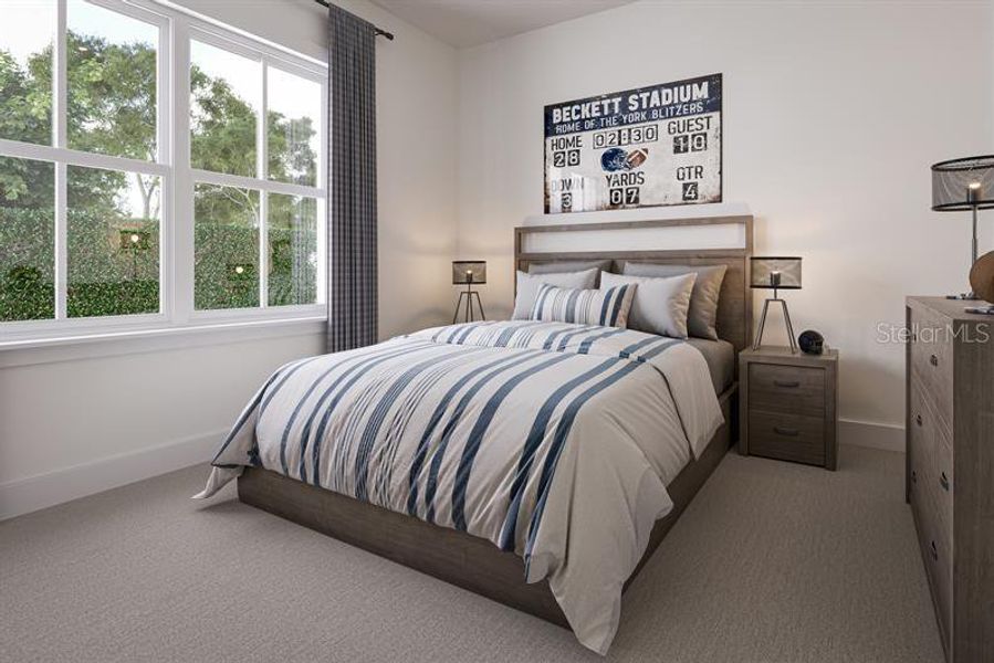 Furnished interior view inside a new home in Cedar Landings, Leesburg (Image 3).