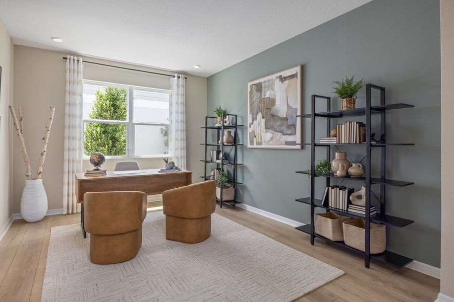Representative furnished interior of a home built from the 2178 Modeled by KB Home in Woodland Oaks II, Brooksville (Image 12).