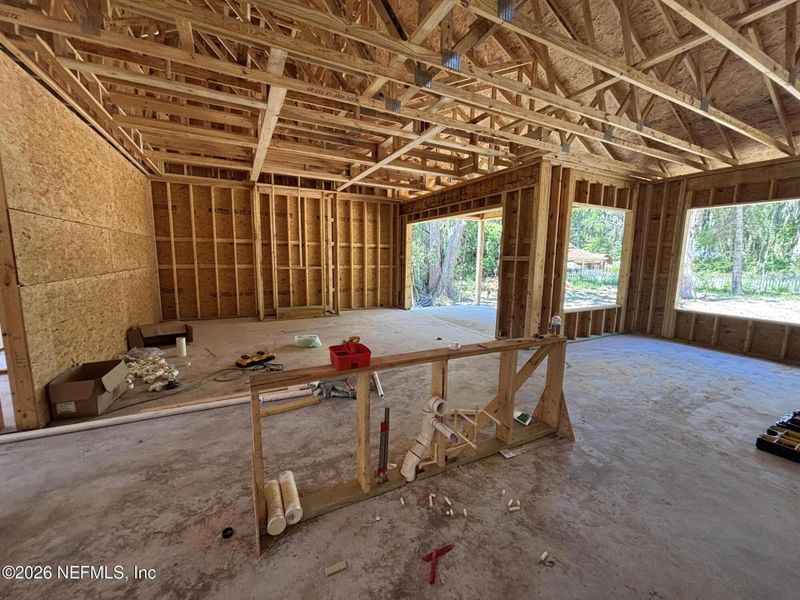 In-progress construction of a new home in , Fernandina Beach, FL (Image 8).