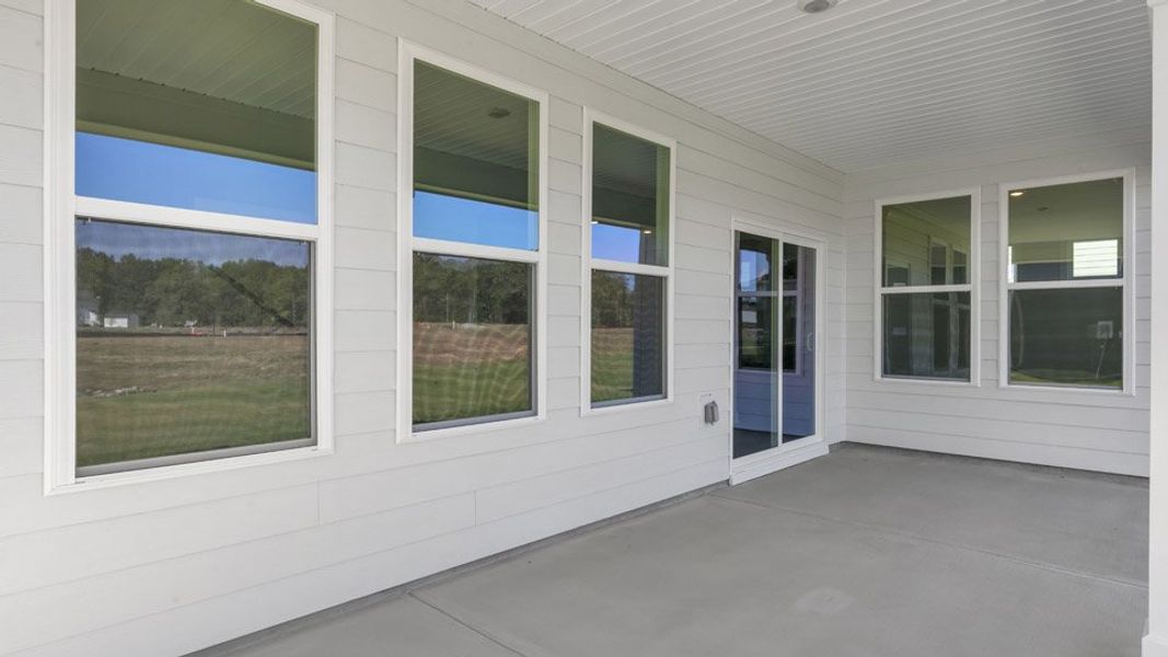 Exterior details and patio area of a home in The Manors at Martin Farms, Aberdeen (Image 3).