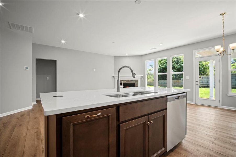 Furnished interior view inside a new home in Laurel Farms, Dallas (Image 9).