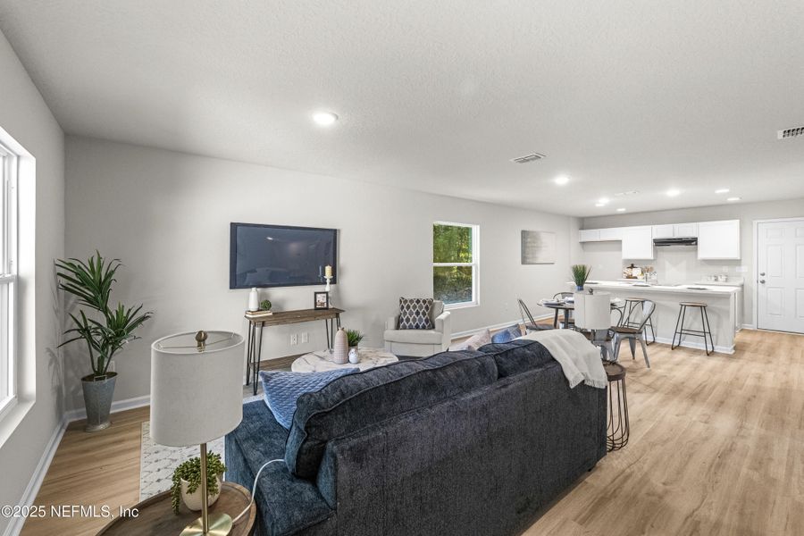 Furnished interior view inside a new home in , Jacksonville (Image 4).
