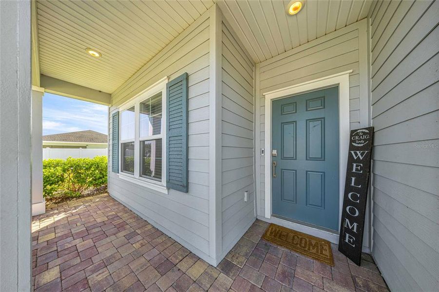 Exterior details and patio area of a home in Heath Preserve, Ocala (Image 3).