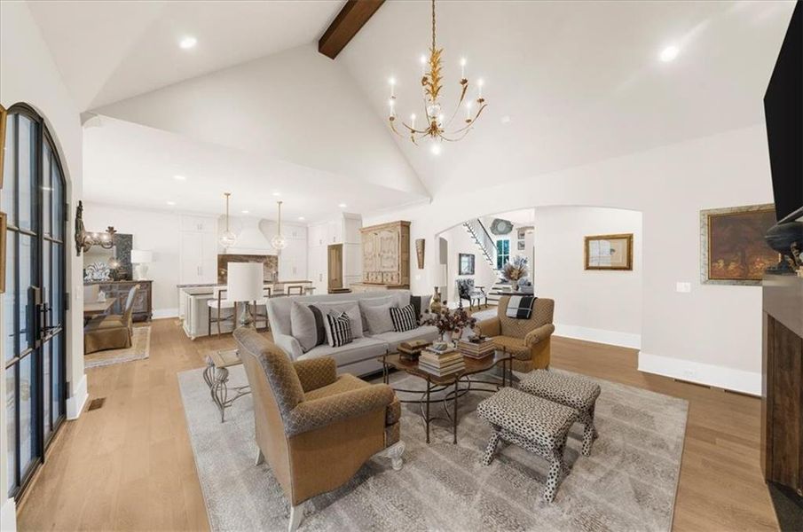 Furnished interior view inside a new home in , Roswell (Image 50). Furnished interior view inside a new home in , Roswell (Image 50).