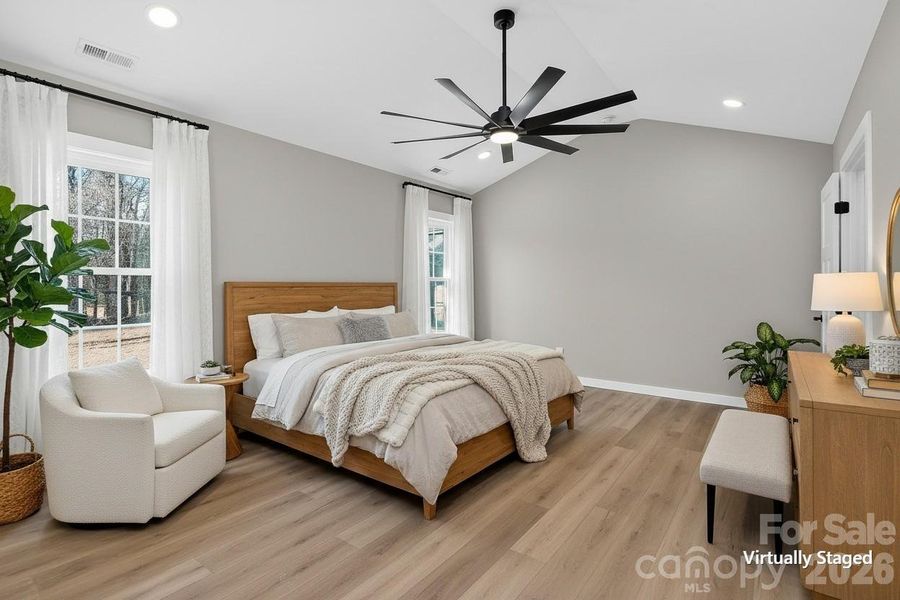 Primary Bedroom Virtually Staged