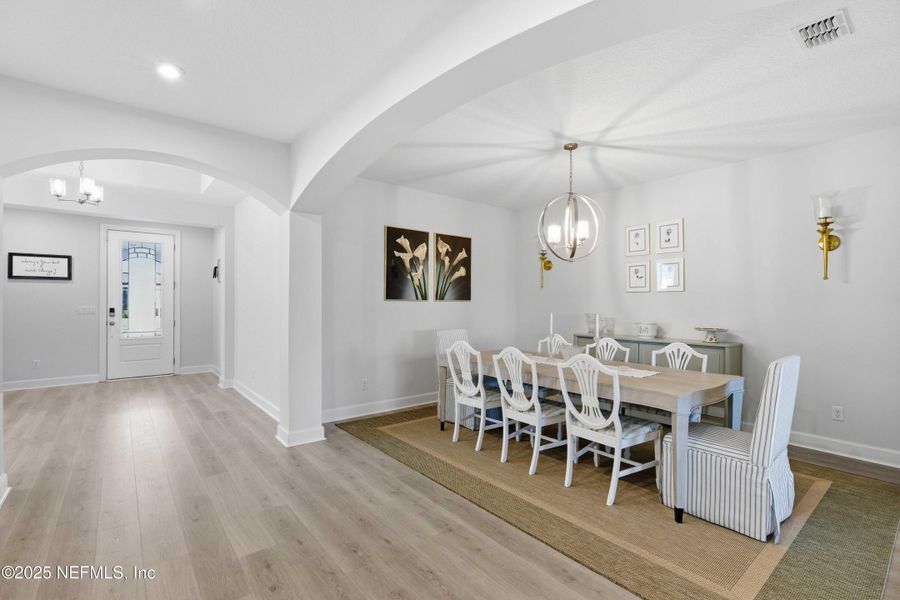 Furnished interior view inside a new home in Trailmark - Phase 6, St. Augustine (Image 32). Furnished interior view inside a new home in Trailmark - Phase 6, St. Augustine (Image 32).