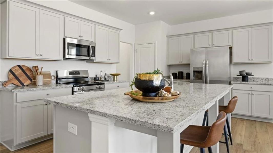 Furnished interior view inside a new home in Towns at Ivy Creek, Buford (Image 7).