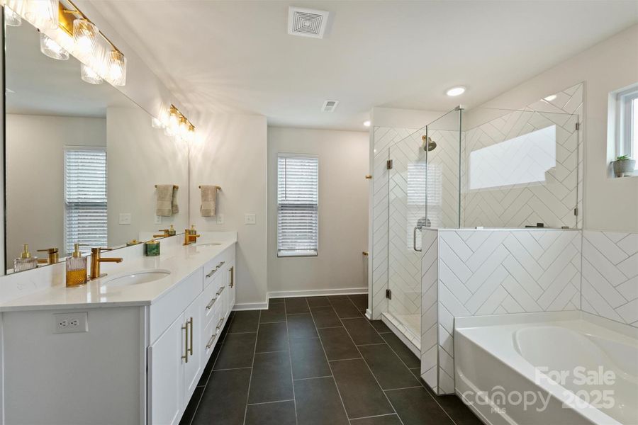 Furnished interior view inside a new home in , Charlotte (Image 35).