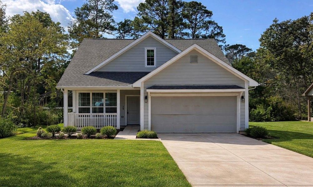 Front exterior of a new home in , Livingston, TX, highlighting curb appeal (Image 1). Front exterior of a new home in , Livingston, TX, highlighting curb appeal (Image 1).