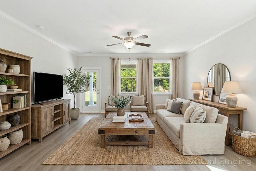 Furnished interior view inside a new home in Tillery Park, Grovetown (Image 11).