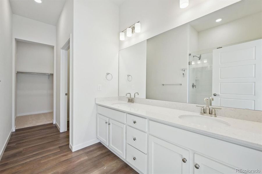 Furnished interior view inside a new home in Condo Collection at Grand Vue at Interlocken, Broomfield (Image 2).