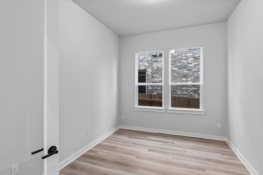 Spacious, unfurnished interior of a new home in Park Collection at Lariat, Liberty Hill (Image 34). Spacious, unfurnished interior of a new home in Park Collection at Lariat, Liberty Hill (Image 34).