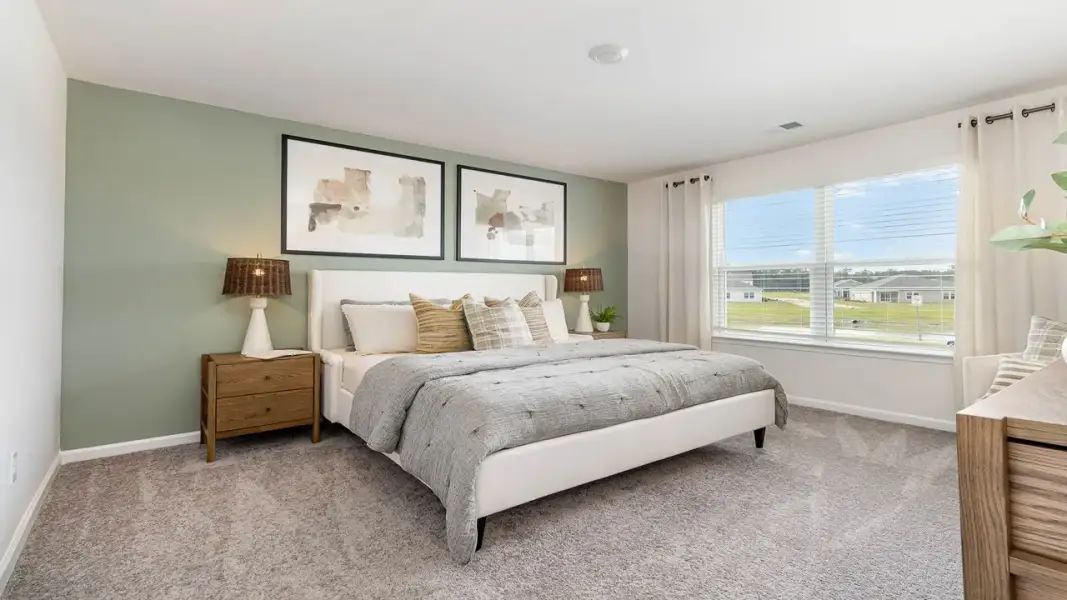 Furnished interior view inside a new home in Cottonwood Place, Tabor City (Image 14). Furnished interior view inside a new home in Cottonwood Place, Tabor City (Image 14).