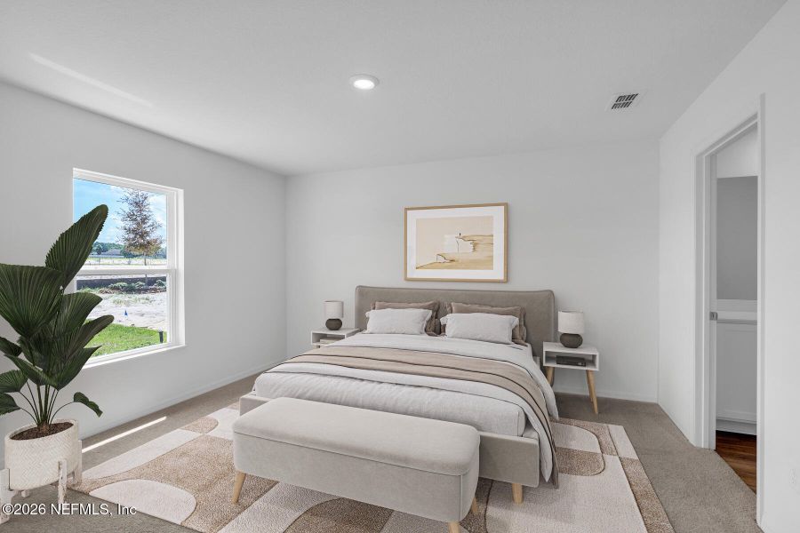 Furnished interior view inside a new home in Whisper Ridge, Hilliard (Image 5).