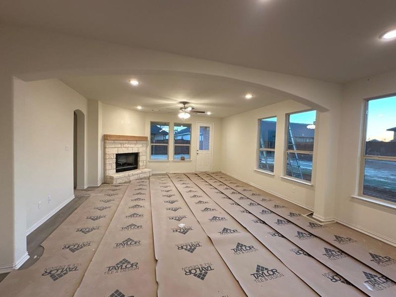 In-progress construction of a new home in Covenant Park, Springtown, TX (Image 6). In-progress construction of a new home in Covenant Park, Springtown, TX (Image 6).