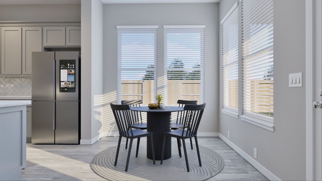 Representative furnished interior of a home built from the Pinehurst by Tricoast Homes in Sunterra 50s, Katy (Image 10). Representative furnished interior of a home built from the Pinehurst by Tricoast Homes in Sunterra 50s, Katy (Image 10).