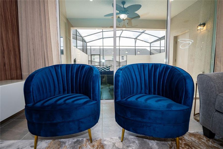 Furnished interior view inside a new home in Solara Resort, Kissimmee (Image 25).