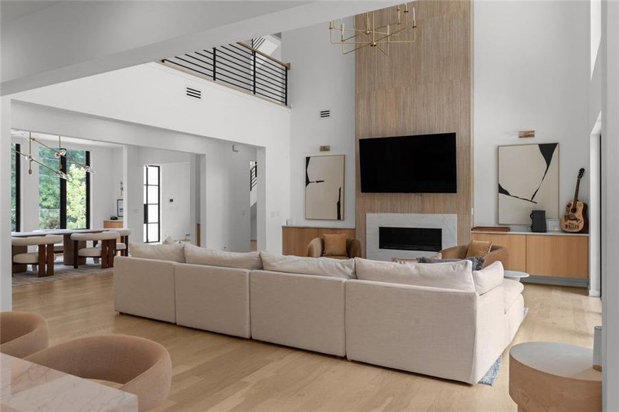 Furnished interior view inside a new home in , Atlanta (Image 13).