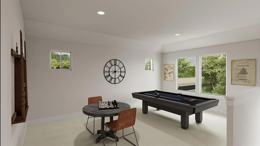 Furnished interior view inside a new home in Discovery Collection at Union Park, Little Elm (Image 7). Furnished interior view inside a new home in Discovery Collection at Union Park, Little Elm (Image 7).