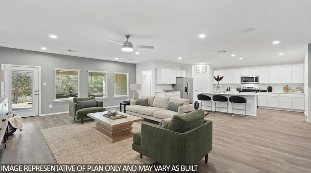 Furnished interior view inside a new home in Williams Reserve East, Conroe (Image 18). Furnished interior view inside a new home in Williams Reserve East, Conroe (Image 18).